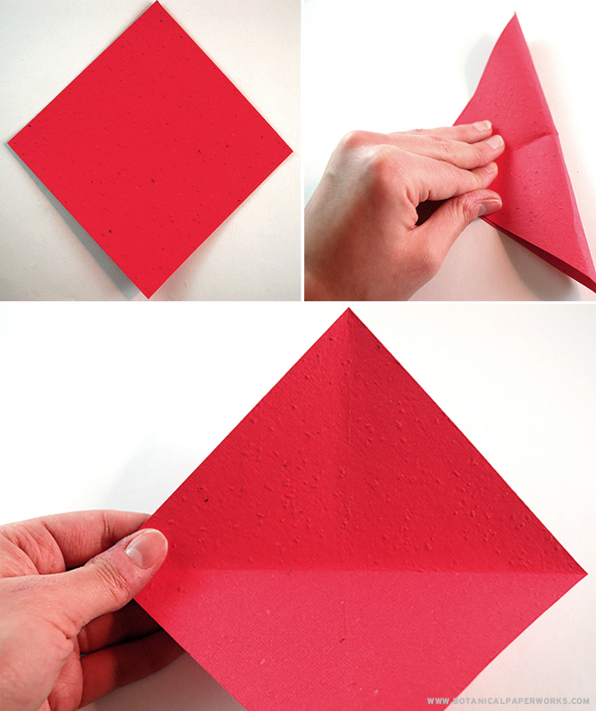 Looking for an easy yet beautiful #ValentinesDay craft? Take a look at this tutorial for #Origami #SeedPaper #ValentinesDay hearts! #DIY #craft