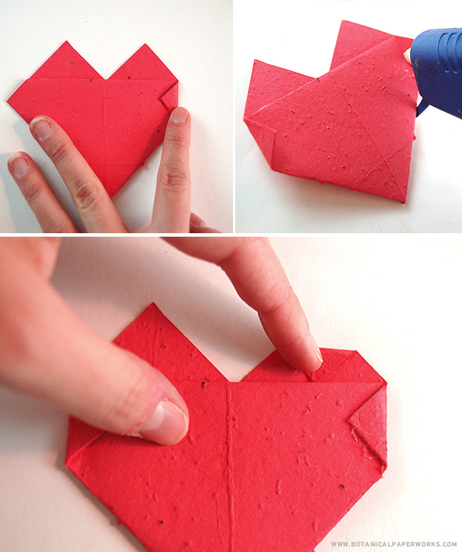 Want to get creative this #ValentinesDay? Check out this #tutorial for making these charming #Origami #SeedPaper #ValentinesDay Hearts!