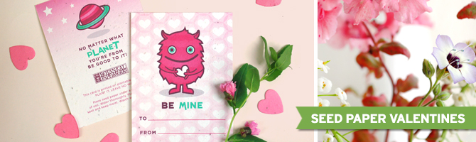 Personalized Seed Paper Valentines are fun, easy, and your kids and their classmates will get a kick out of the fact that they can plant them to grow wildflowers. 