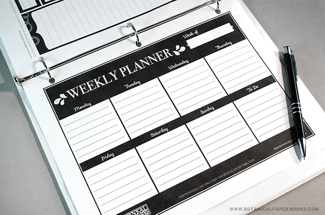 Start your week off right by getting organized with these FREE Printable Weekly Planner pages.