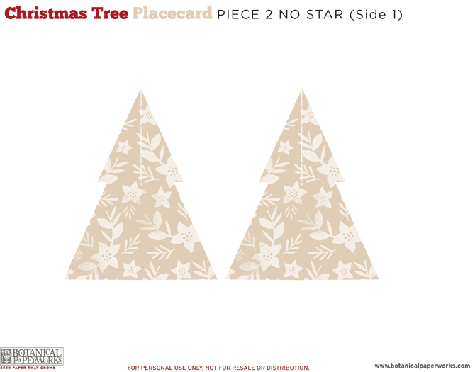 Botanical PaperWorks 12 Weeks of Christmas: Free Printable Christmas Table Decor and Settings